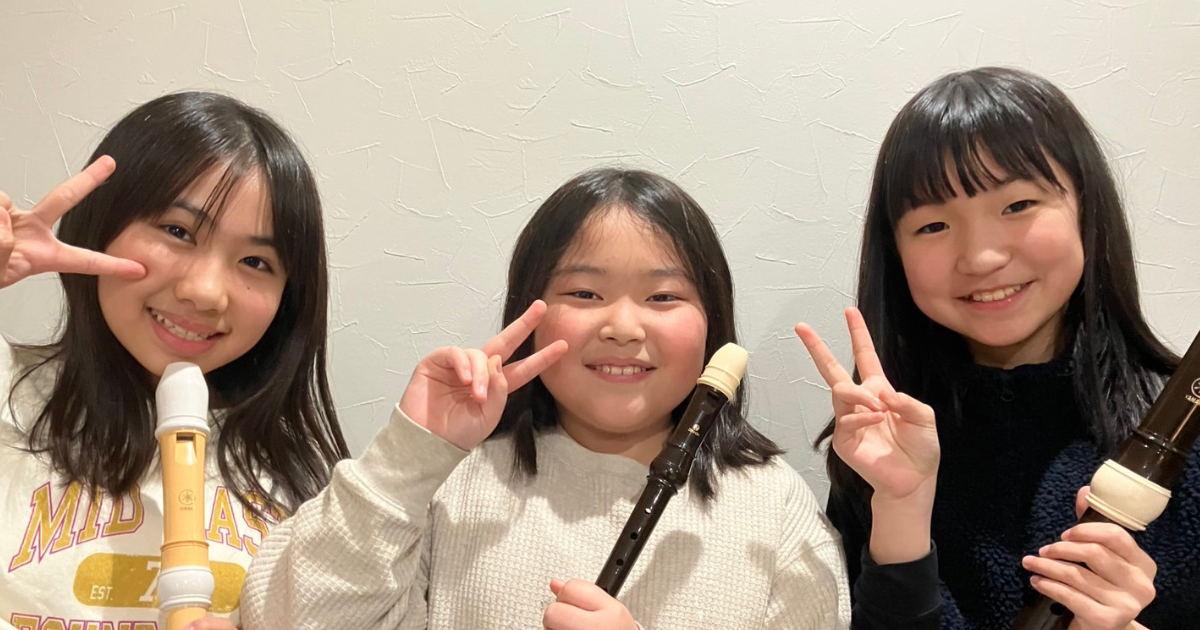 十勝リコーダーキッズミニコンサート in イーストモール岡書
